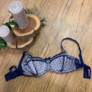 Victoria’s Secret navy blue Balconette Bra